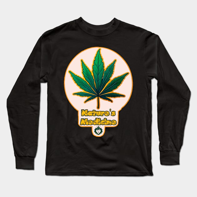 Nature's Medicine weed Long Sleeve T-Shirt by GreenKing